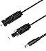 AIMTOM 6.6Ft Heavy Duty Waterproof Solar Male/Female Connector to DC 5.5mm x 2.1mm Solar Panel Adapter Cable for Charging SPS-155 SPS-194 Power Stations, Solar Generators or Rechargeable Battery Pack