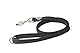IDC Color & Gray gumierte Leine, 20 mm x 1,2 m mit Schlaufe und O-Ring, Schwarz-Grau