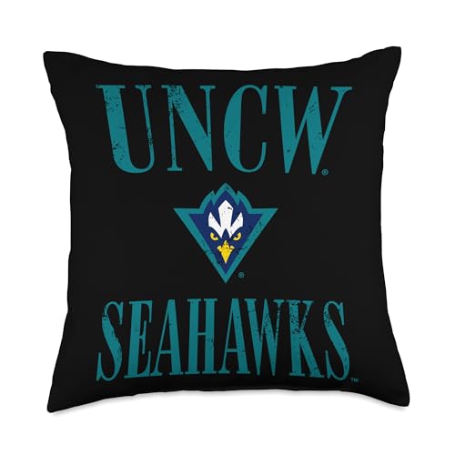 North Carolina Wilmington UNC Seahawks | NCAA | UNCW1005 Throw Pillow