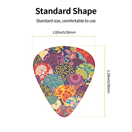 Lot de 12 médiators de culture, écailles de sirène colorées, texture pour guitare électrique, basse, acoustique, cadeau pour les amateurs de guitare acoustique avec boîte - Les Beatles, Paul McCartney, John Lennon, RIngo Starr, George Harrison Lot de 12 médiators de culture, écailles de sirène colorées, texture pour guitare électrique, basse, acoustique, cadeau pour les amateurs de guitare acoustique avec boîte – Image 6