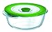 Price comparison product image Pyrex 1 L Glass Round Dish with Plastic Lid, 20 cm