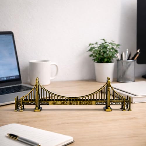 Figura Puente Golden Gate Modelo Metal 9.8 pulgadas miniatura 4