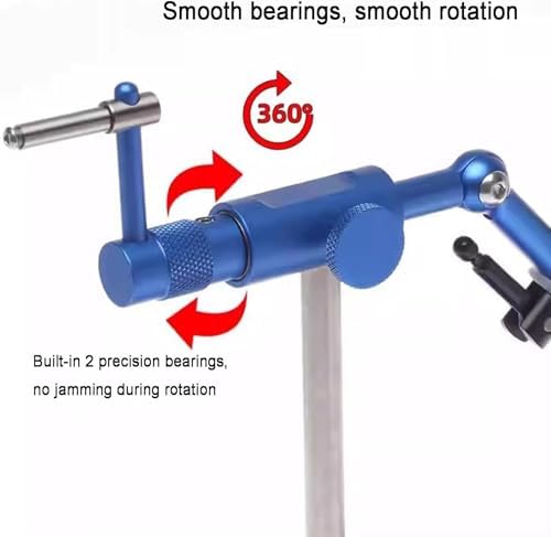 Heavy-Duty Rotating Fly Fishing Hook Clamps with a Unique Groove Design Suitable for Beginners and Fishing Enthusiasts.