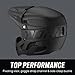 Mongoose Title Full Face Helmet, Youth Large, Durable ABS Shell, Chin Guard, Full Coverage Padding, Vents for Airflow, Pivoting Visor, Goggle Strap Channel, BMX and Mountain Bike Helmet for Youth