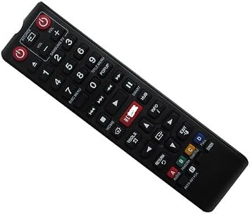 Remote Control for Samsung BD-E6500/ZA BD-E5700 BD-E5900 BD-EM57 BD-F5500E/EN BD-F5500E/XE BD-F5500E/ZF BD-J5500 BD-EM59 BD-EM59C BD-ES6000 Blu-ray DVD Player