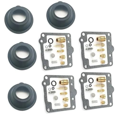 Kit reparación carburador Suzuki GS550 E L M T con juntas y flotadores para motos de 4 cilindros 2