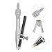 MAGICLULU Compass for Geometry Circle Drawing Tool Stationary Set Metal Geometry Compass Precision Compass Math Compass Number Carpenter Divider Protractor Metal Specialty Tools Scribe