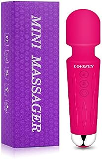 LOVEFUN Mini Wand Massager, Cordless Personal Massager Handheld with 8 Powerful Speeds