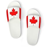 スリッパ カナダ 国旗 ルームシューズ 室内履き サンダル メンズ レディース 滑り止め 抗菌防臭 春夏秋用 お風呂 来客用 男女兼用 230-285mm