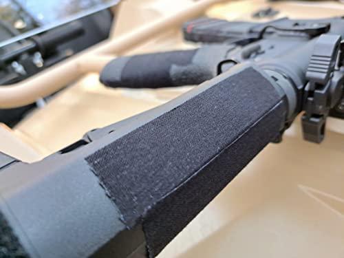 Magazine Pouch Protective Black Tactical Tape 1 Inch x 21.87 Yards - Waterproof Grip Gun Wrap to Improve Handles, Non-Adhesive Multipurpose Military Tape for Guns, Rifle, and Shotgun - Thumbnail 7