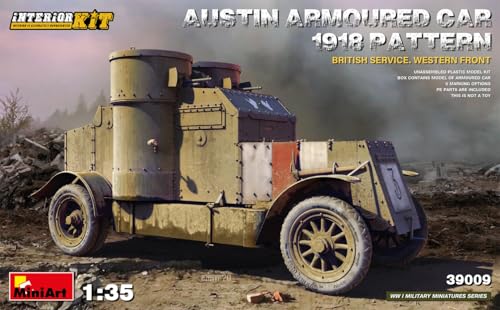 Voiture blindée Austin Miniart MIN39009 maquette militaire WWI 1:35