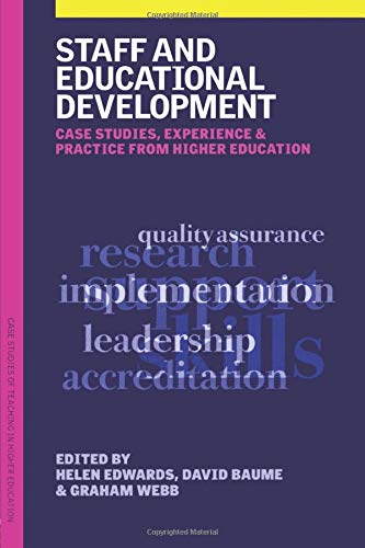 Staff and Educational Development: Case Studies, Experience and Practice