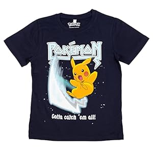 PKM Pika Dark Blue | Camiseta, Color Azul Oscuro, Azul Marino, 116 cm
