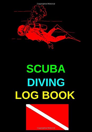 Scuba Diving Log Book: Red and Aqua Diver My Diving Log Book for Scuba Diving 110 Pages To Log Your Dives For Amateurs to Professionals