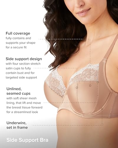 Image of Wacoal Women's Side Note Full Figure Underwire Bra