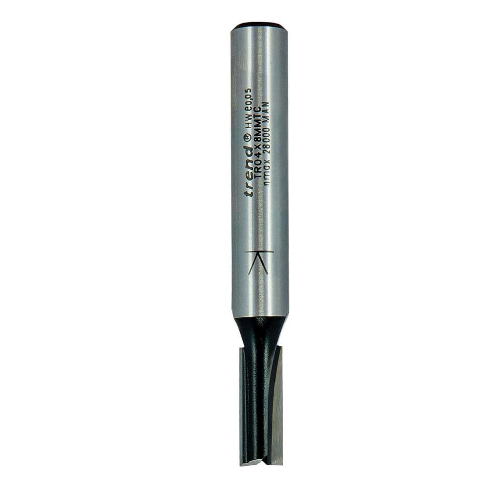 Trend Fresa de doble filo de 6 mm de diámetro x 16 mm de corte, TR04X8MMTC