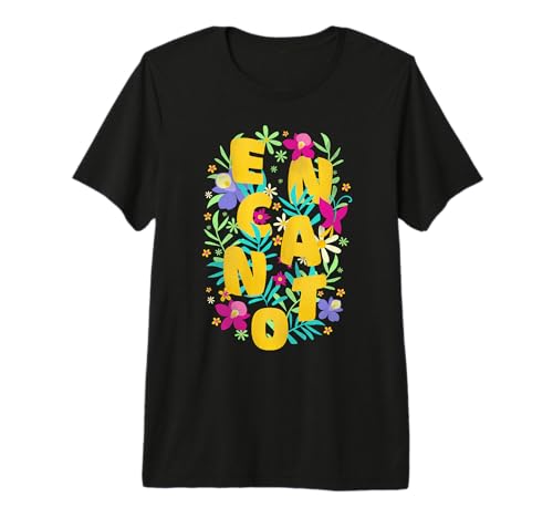 T-shirt Disney Encanto Flower Arrangement col rond respirant et anti-bouloche