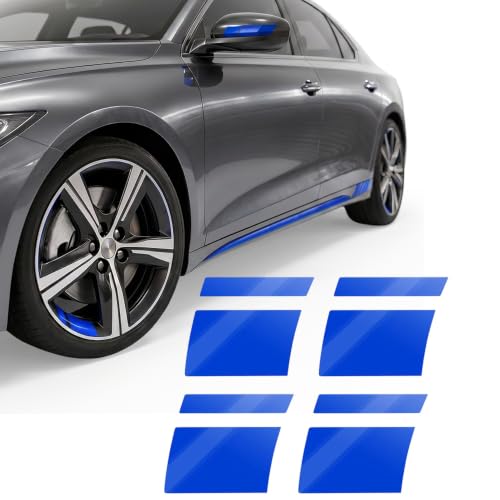 Image of Car Wheel Rim Reflective Decals,Stripes Stickers for 18-21 inch Wheels Tire Rim Decor