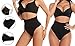 Imagen de SOLO ACTFIT Faja Tanga Braga Reductora Braguita Moldeadora Adelgazante Cintura Alta Thong String Vientre Plano Braguitas Abdomen Shapewear para Mujer