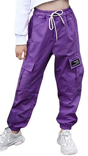 Image of SANGTREE Girls & Womens Drawstring Cargo Jogger Pants,3 Years - Women 3XL