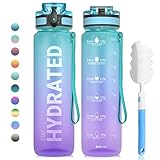botella de agua deportiva nalgene 【Excelente experiencia para beber】 La cubierta superior especial a prueba de salpicaduras se puede abrir presionando el botón con una mano. Los orificios de ventilación de la tapa garantizan que el agua fluya rápidamente y sea fácil de beber. No es necesario levantar la botella, la boquilla de silicona suave y duradera le permite disfrutar fácilmente de sorbos a prueba de salpicaduras o de un flujo de agua rápido. Muy adecuado para gimnasio, camping, yoga, hogar y oficina.
