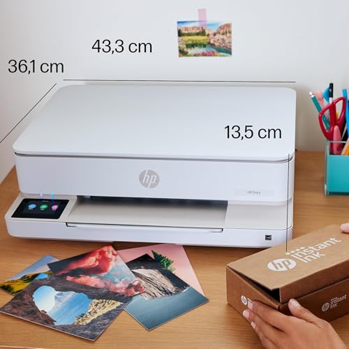 Envy 6120e 714L8B, Stampante Multifunzione a Getto d'Inchiostro A4 a Colori, Stampa Fronte e Retro Automatica, Fino a 10 ppm, Wi-Fi, Smart, 3 Mesi di Inchiostro Instant Ink Inclusi, Bianca - Hub USB - Immagine 3