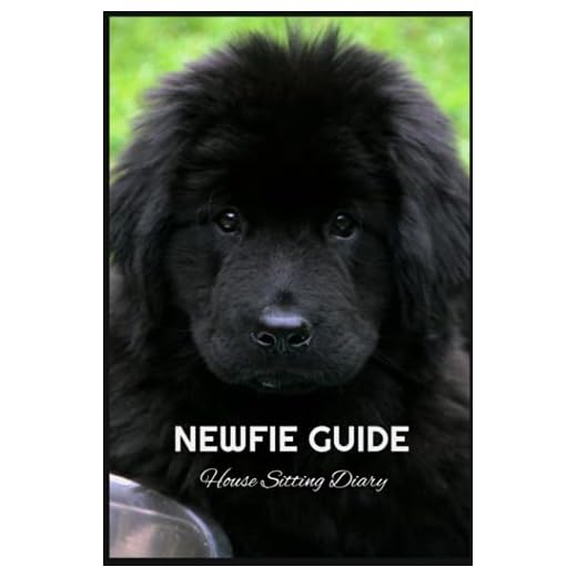 Newfie Guide House Sitting Diary: 6x9 Journal for Writing Down Daily Dog Sitting, Notebook (Newfoundland Dog Themed Book)