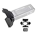 Godox BD-07 Barn Door Compatible for Godox AD200 AD200Pro Pocket Speedlite Flash Head, with Detachable Honeycomb Grid and 4 Color Filters