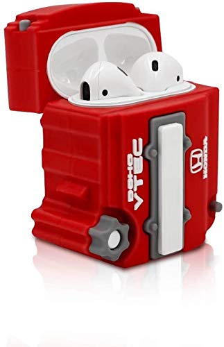 Jdmtuning Dohc Vtec Apple Airpods Engine Silicone Case Cover For Protection Fits 1St Gen And 2Nd Gen Wireless Charging #TOP1