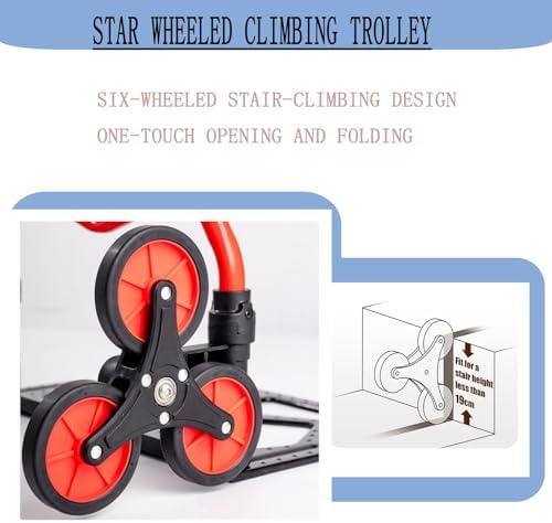 Heavy Duty Folding Hand Truck Trolley - Multi-Purpose Sack Barrow Cart with Extendable Handle for Luggage, Moving, and Office Use - Compact and Lightweight Design