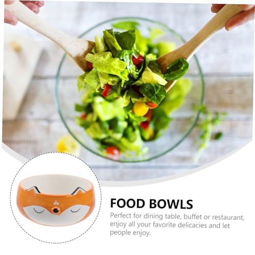 Bol en céramique avec anse pour salade facile à nettoyer et compatible four - 7