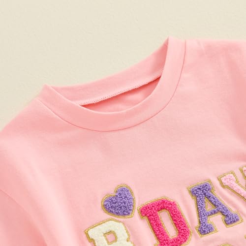 Baby Birthday Girl Boy Outfit I'M The Birthday Girl Print Bodysuit Romper Shirt One Piece Clothes for 1 Year Old Baby4