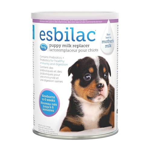 Pet-Ag-Esbilac-Puppy-Milk-Replacer-Powder-12-oz-Powdered-Puppy-Formula-with-Prebiotics-Probiotics-Vitamins-for-Puppies-Newborn-to-Six-Weeks-Old-Easy-to-Digest Pet Ag Esbilac Puppy Milk Replacer Powder 12 oz Powdered Puppy Formula with Prebiotics Probiotics Vitamins for Puppies Newborn to Six Weeks Old Easy to Digest