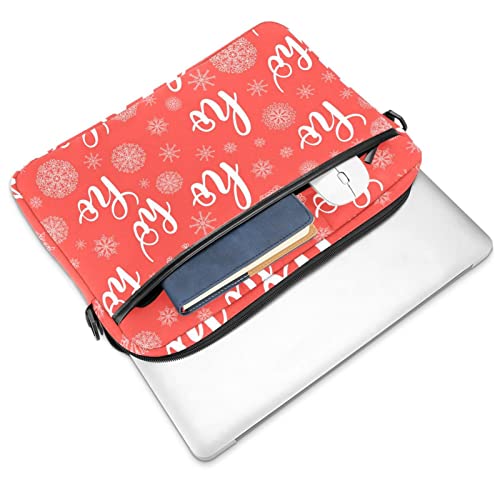 Sacoche ordinateur portable 14,5 pouces avec sangle rouge - 3