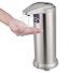 Automatic Soap dispenser, Touchless Stainless Steel Soap Dispenser, IR Infrared Motion Sensor Hand Free Dish Soap with Fingerprint Resistant Coating and Waterproof Base,Champagne