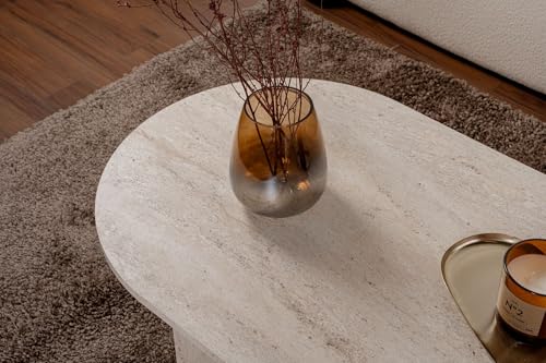 Table basse travertine marbré 119 cm, Asır Group