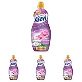 Suavizante Concentrado Asevi Sensation Zen 60 dosis, 1320 ml (Pack of 1) (Paquete de 4)