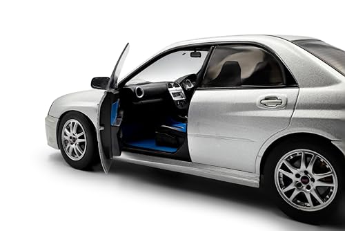 Solido 1:18 Subaru Impreza WRX STI Modelo Diecast Plata miniatura 6