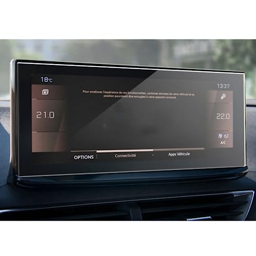 Écran GPS Peugeot 5008 protégé des rayures avec ce verre