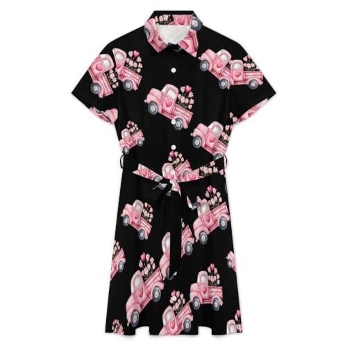 Vestido de verano con estampado romántico de San Valentín 4