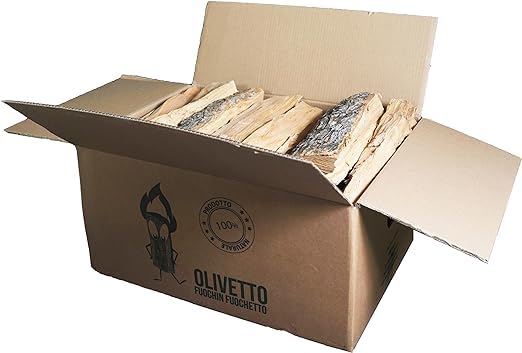 Legna da ardere di ulivo - per camino, stufa, barbecue - su bancale a perdere (100 kg)
