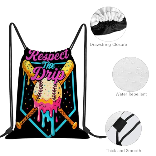 Ices Creamm Dripp Drawstring Bag For Sports3