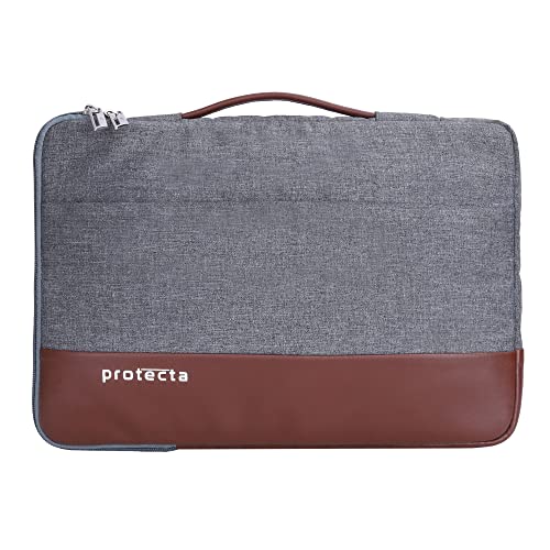 Protecta Lima 15.6 Inch 360˚ Protection Laptop Bag for Men & Women Ideal Hand Bag Laptop Sleeve for Office Use Compatible with Most Laptops with 15″ Screen – (Stone Grey)