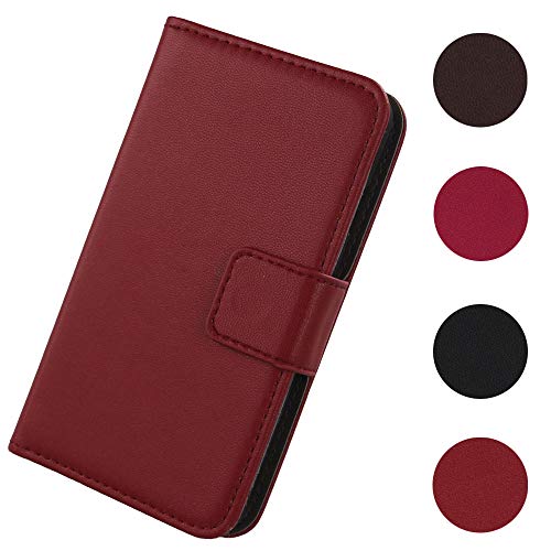 Lankashi Flip Premium Echt Leder Tasche Hülle Für Gigaset Me GS55-6 5