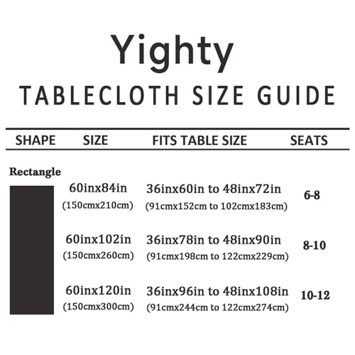 Yighty Outdoor Tablecloth with Umbrella Hole 60x84In,Boho Colorful Floral Outdoor Zipper Table Cloth,Waterproof and Wrinkle Resistant Washable Rectangular Tablecloths for Picnic,Party,Camping and BBQ by Yighty - Used condition - Image 7