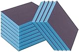 12 PCS Sanding Blocks for All Prep Crafts – 220 Grit Sanding Sponge for Beeswax, Metal, Wall, Corner, Floor, Metal Craft, Wood, Jade, Plastic, Glass, Concrete – Sanding Pads for Woodwork