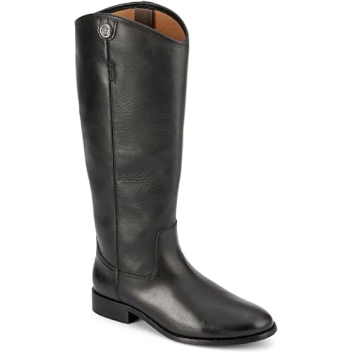 Frye Melissa Button 2 Equestrian-Inspired Tall Boots for Women Made from Hard-Wearing Vintage Leather with Antique Metal Hardware and Leather Outsole – 15 ½” Shaft Height