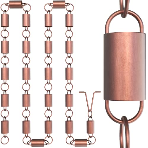 Channel Link Rain Chain (Copper)
