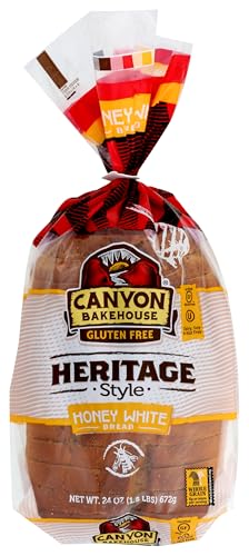 Canyon Bakehouse Heritage Honey White Bread, Gluten-Free , 24 oz (Frozen)