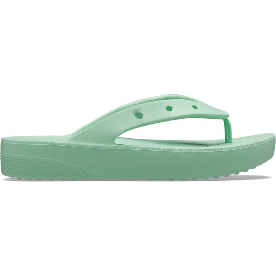 Crocs Women's Classic Flip Flops | Platform Shoes, Jade